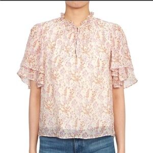 Vanessa Bruno Stelie Silk Blend Floral Blouse